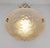 Muller Frères Muller Freres French Art Deco Pendant Chandelier 1920s - Peach Frosted Glass & Nickeled Bronze For Sale - Image 4 of 9