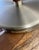 Contemporary Ralph Lauren Brown Leather-Wrapped and Brush Brass/Metal Tall Buffet Lamps, a Pair For Sale - Image 3 of 7