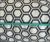 Textile Vintage First‑Line Jonathan Adler Honeycomb Hexagon Geometric Pillow Euro Sham For Sale - Image 7 of 10