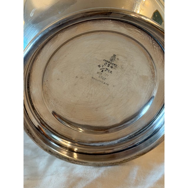 Early 20th Century Spaulding & Co. Sterling Silver Pitcher For Sale - Image 4 of 7