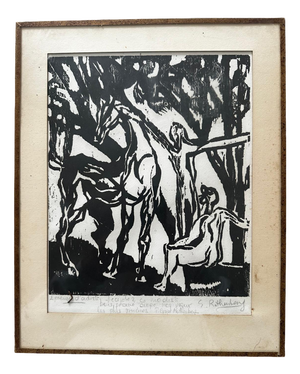 Susan Rothenberg, Artist's Proof, Original Wood Engraving, 1970s