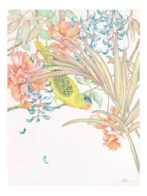 Modern "I Heard It Through the Jade Vine" Painting