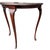 1920s Queen Anne Half‑Moon Console Table With Three Legs For Sale - Image 4 of 11