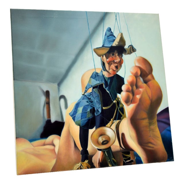Josep Moncada, Where Are You Taking Me?, 2004, Oil Painting on Canvas For Sale