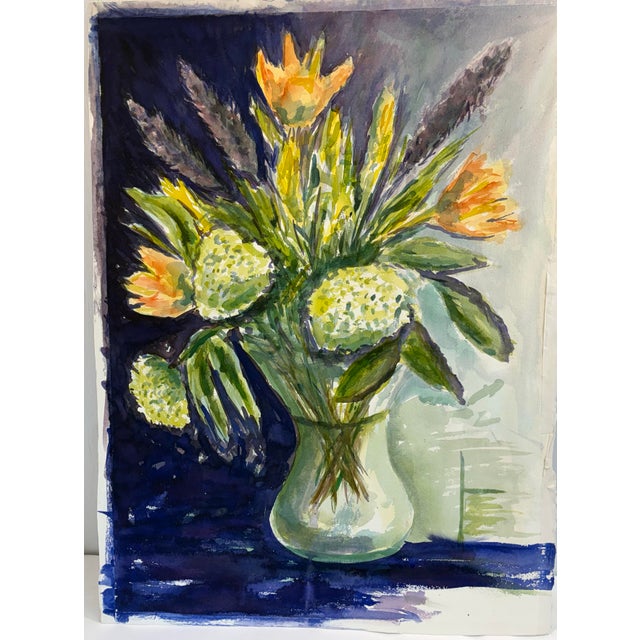 Nice vintage watercolor painting!