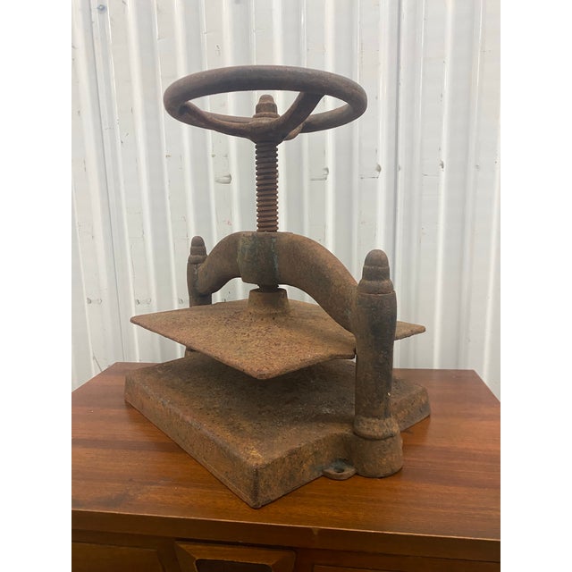 Industrial Middle 20 Century Book Press . For Sale - Image 3 of 12
