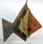 1960s Mid Century Modern Kinetic Metal Hanging Fish Sculpture With Painted Enamel Fins For Sale - Image 5 of 9