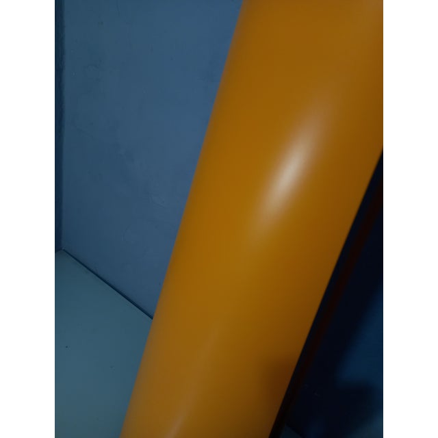 Glass Model Unghia Nail Lipstick Floor Mirror in Orange For Sale - Image 7 of 15