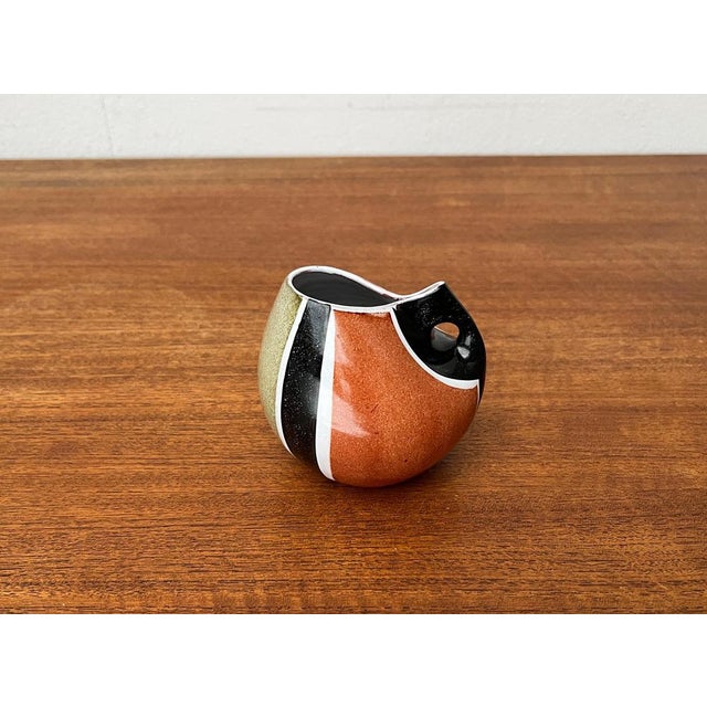 Mid-Century German Ceramic Vase from Krösselbach Keramik, 1960s, in Very Good conditions. Designed 1960 to 1969 This piece...