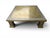 Gold Coffee Table by R. Dubarry, France, 1970s For Sale - Image 8 of 12