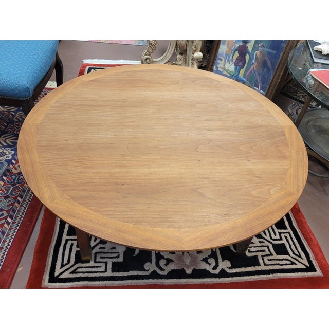 1960s Mid Century Modern Walnut Coffee Table For Sale - Image 4 of 10