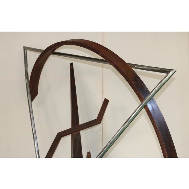 Silver Monumental Metal Sculpture by Riis Burwell Studio For Sale - Image 8 of 12