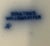English Late 18th Century Doulton Willow & Aster Flow Blue Ironstone Platter For Sale - Image 3 of 7