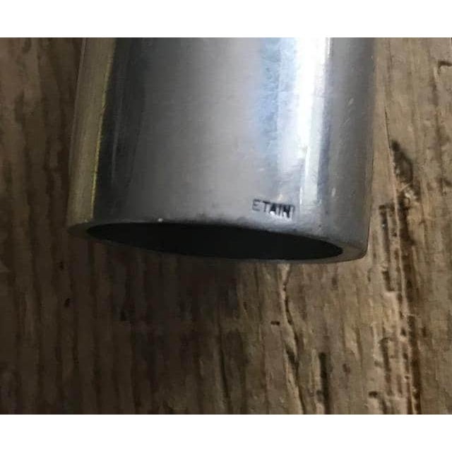 1980s Vintage Grand Cru Pewter Corkscrew Stamped Etain For Sale - Image 5 of 11
