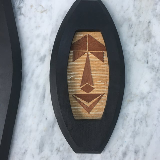 House of RanSu Also Ran Su Tiki Faces Wall Art Set of 3 Chairish