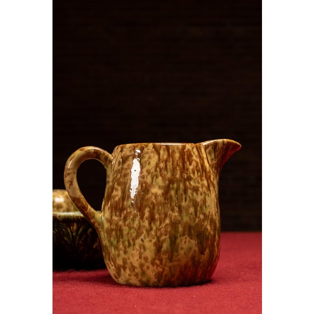 Sculpture Materials Vintageorton "Rockingham Woodland Leaf" Splatterware Set - 12 Pieces For Sale - Image 7 of 14