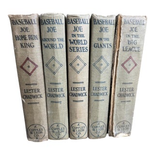 Antique 1910s Lester Chadwick "Baseball Joe" Series Books - Set of 5 For Sale