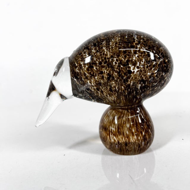 Modern Murphy Art Glass Kiwi Bird Paperweight New Zealand For Sale - Image 13 of 13