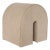 Not Yet Made - Made To Order Light Brown Curved Pouf by Kristina Dam Studio For Sale - Image 5 of 5