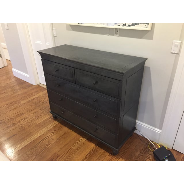 Restoration Hardware Annecy Metal Wrapped Dresser Chairish