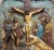 Complete Set of 14 19th Century French Polychrome Stations of the Cross Panels For Sale - Image 11 of 12