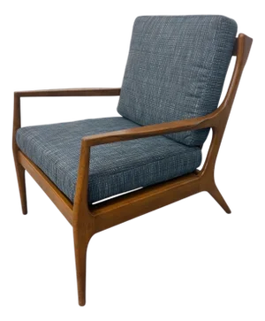 Mid-Century Modern Walnut Arm Chair