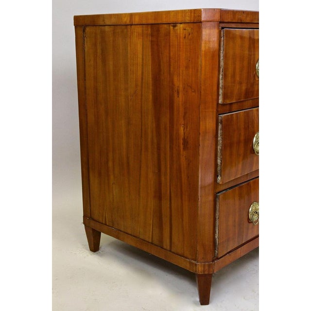 19th Century Biedermeier Chest of Drawers in Cherrywood, Austria, 1830s For Sale - Image 15 of 18