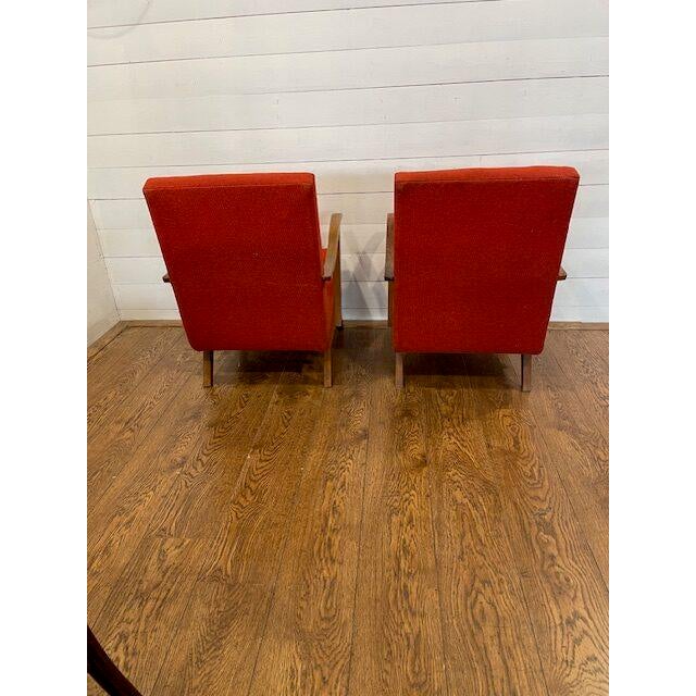 1950s Vintage Relax Chairs by Drevovyroba-Modra, 1950, Set of 2 For Sale - Image 5 of 8