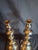 Antique Polish Judaica Silver Plated Shabbat Candlesticks Chaim Grun Warsaw 12" For Sale - Image 16 of 18