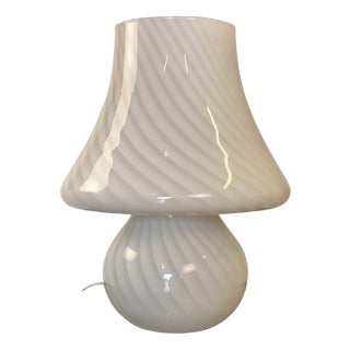 Murano Glass Mushroom Table Lamp, 1980s For Sale