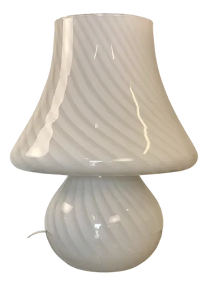 Murano Glass Mushroom Table Lamp, 1980s