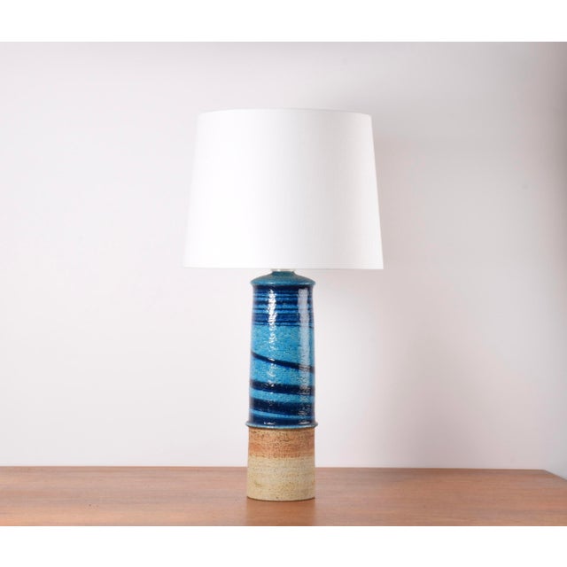 Scandinavian Modern Stoneware Table Lamp by Inger Persson for Rörstrand, Sweden, 1960s For Sale - Image 14 of 14