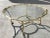 Scalloped Brass & Glass Coffee Table Manner of Labarge Italy For Sale - Image 11 of 13