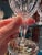 Antique Libbey Crystal Cut Panel Air Trap Bubble in Stem. Port Wine glass set of 6 Libbey Marked on each base. In...