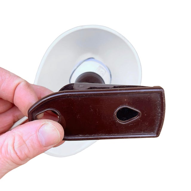 Clip-on Bakelite Night Lamp, Zukov Czechoslovakia 1930s For Sale - Image 9 of 12