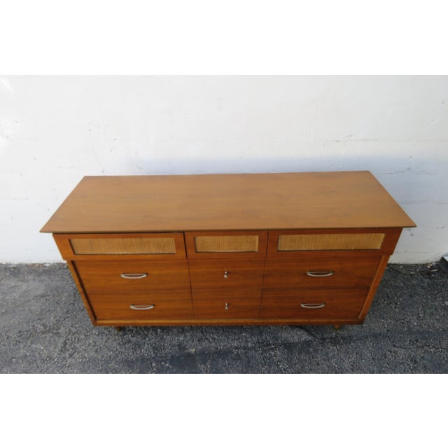 Mid Century Modern Long Dresser Sideboard Credenza 5407 For Sale - Image 10 of 12