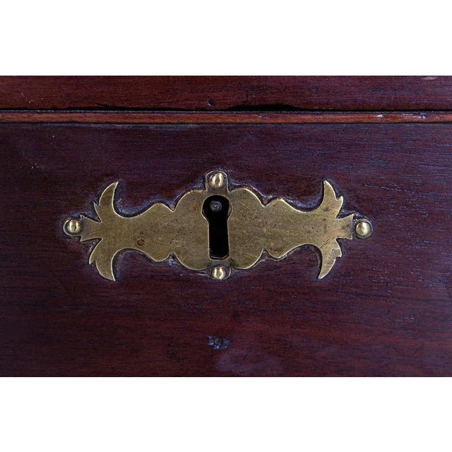 Wood English Glazed Mahogany Bookcase, Early 19th Century For Sale - Image 7 of 17