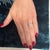 Silver 1.01 Carat Round Diamond Vintage Bezel 14k White Gold Solitaire Ring, Size 5.25 For Sale - Image 8 of 8