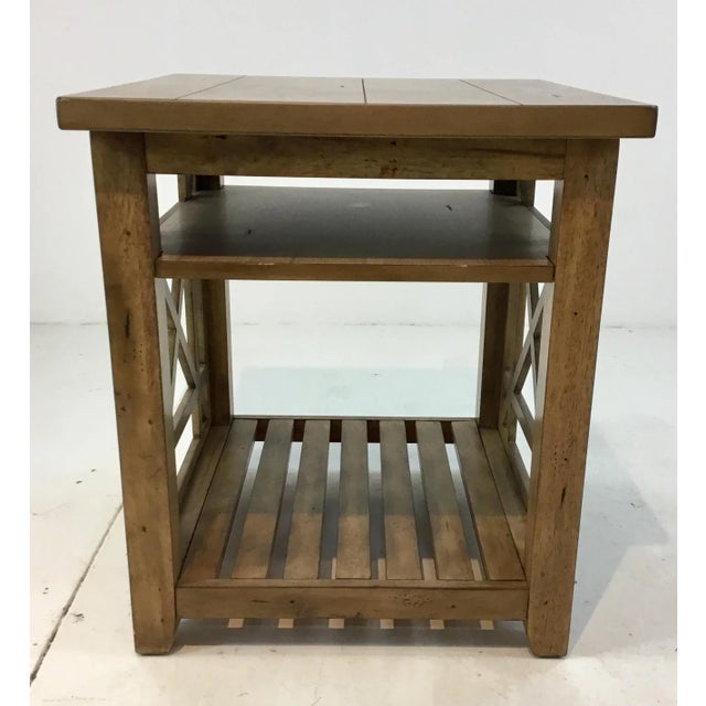 2010s Regina Andrew Organic Modern Medium Wood End Table For Sale - Image 5 of 5