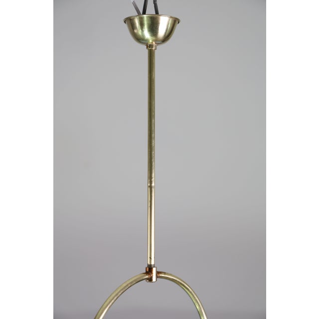 Transparent 1950s Art Decò Barovier E Toso Pendant Light For Sale - Image 8 of 14