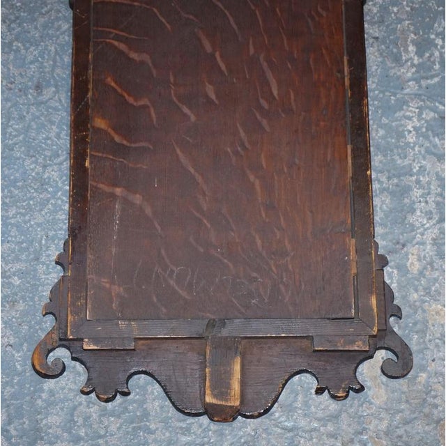 Antique Chippendale Giltwood Wall Mirror with Phoenix, 1760s For Sale - Image 13 of 15