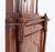 A wonderful Biedermeier corner cabinet crafted from beautifully figured flame mahogany Circa 1860 The lower section...