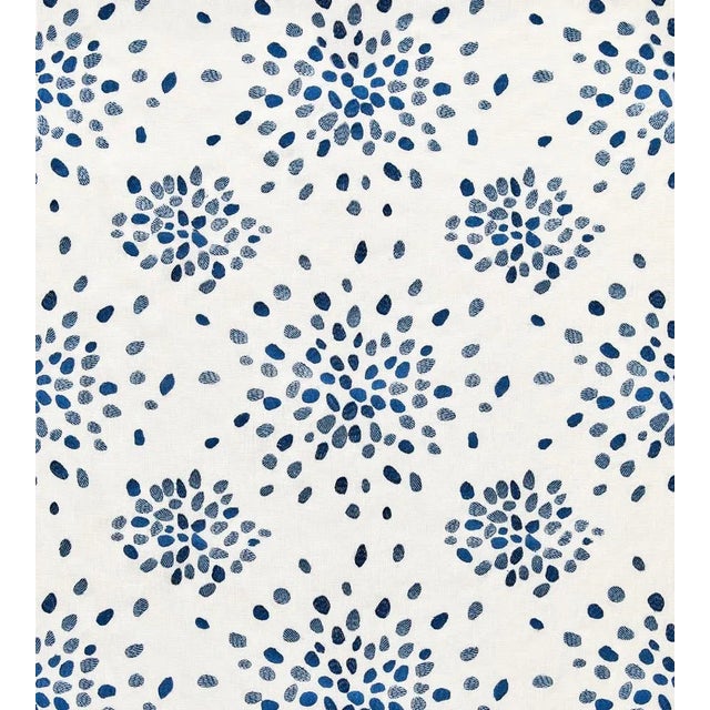 Traditional Sample - The House of Scalamandré Firefly Fabric, Blue For Sale - Image 3 of 3