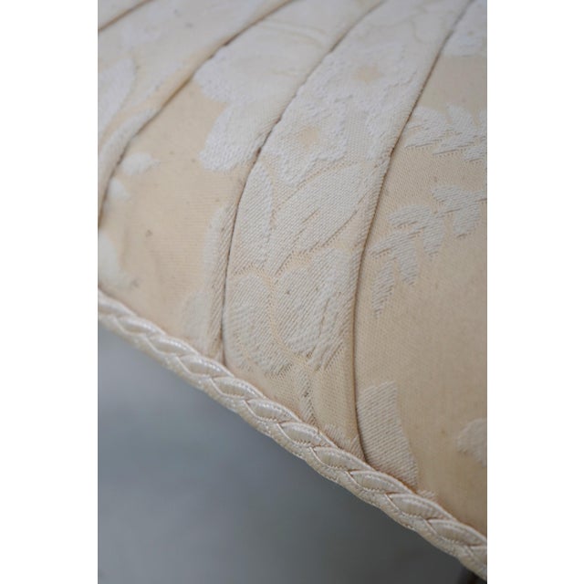Brown 1980s Monaco Slip Seat Ottoman Footstool For Sale - Image 8 of 10