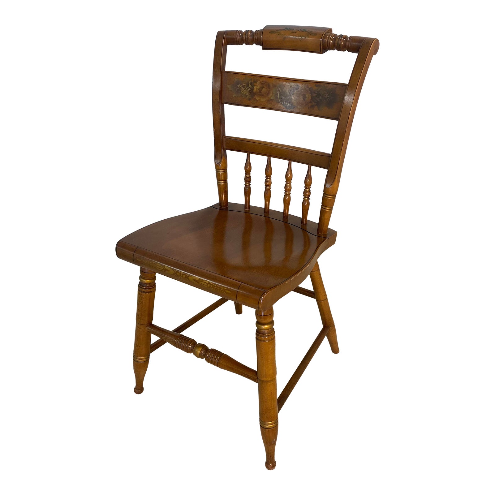 Mid 20th Century Hitchcock Side Chair Chairish