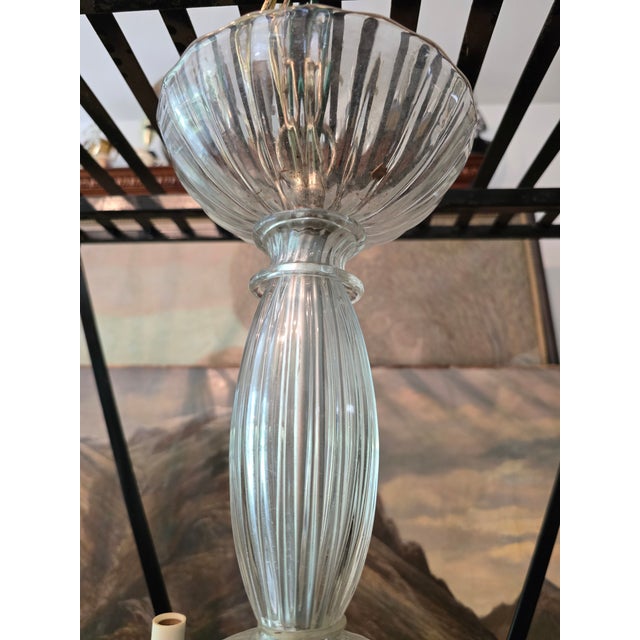 Vintage Mid Century Modern Murano Style Venetian Chandelier For Sale - Image 10 of 12