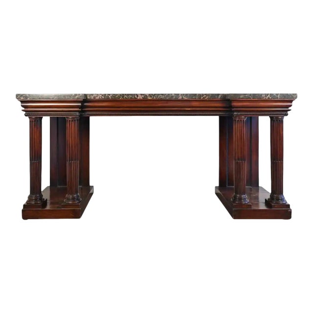 19th Century English Regency Rosewood Serving Table Console For Sale