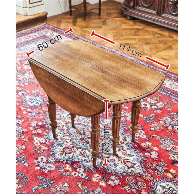 Extendable Table in Oak with Gate Legs For Sale - Image 12 of 15