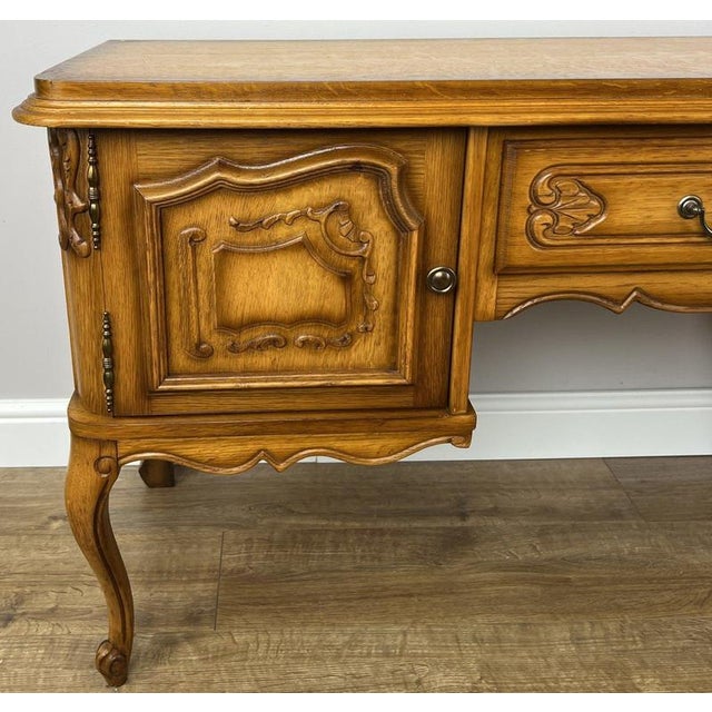 Vintage Louis French Carved Cupboard For Sale - Image 4 of 11