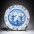 Dutch Delft Blue and White Plate with Hand Painted Chinoiserie, 17th Century For Sale - Image 10 of 10